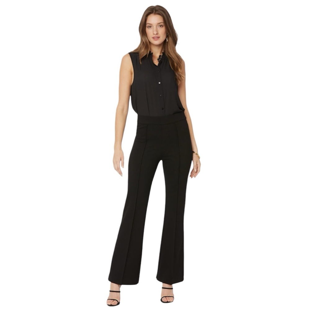 Sculpt Her by NYDJ Pull On Wide Leg Pants Sz M